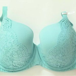 Ambrielle Bra Size 42D in Aqua Tint Full Coverage